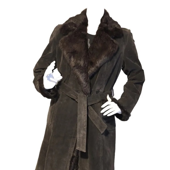 Adler Collection vintage real fur genuine leather winter coat - Picture 3 of 9